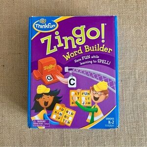 THINKFUN ZINGO WORD BUILDER Game Award Winning for Pre-Readers / Early Readers